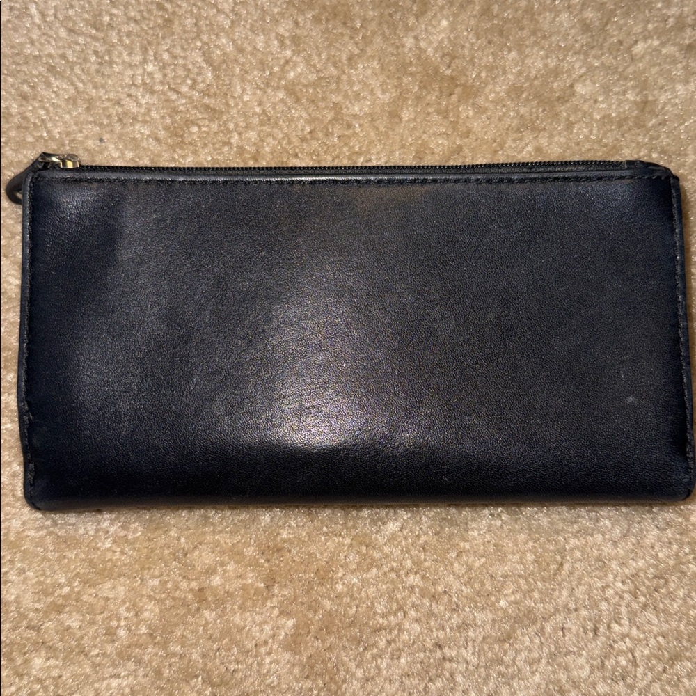 Coach Alexandra Black Leather Slim Envelope Wallet, GUC - Picture 6 of 9